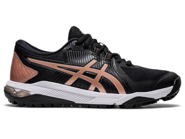 Asics Golfschoenen Dames, GEL-COURSE Zwart/Roze/Goud - Asics Sneakers Hoog | B0715864-OJ